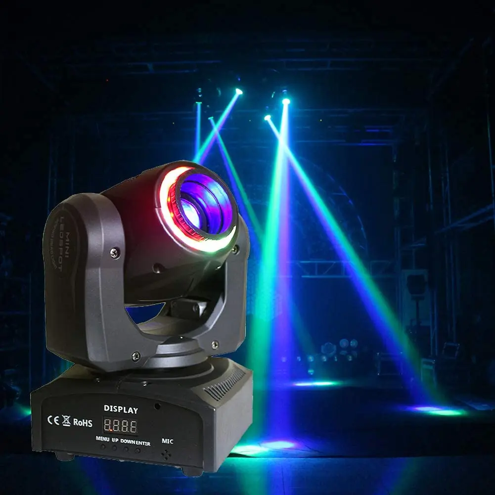 Factory Direct  30w  Spot LED MOVING Head LIGHT 7 Colors Disco Lights Ball  Sonos Move Beam DJ Stage Lights
