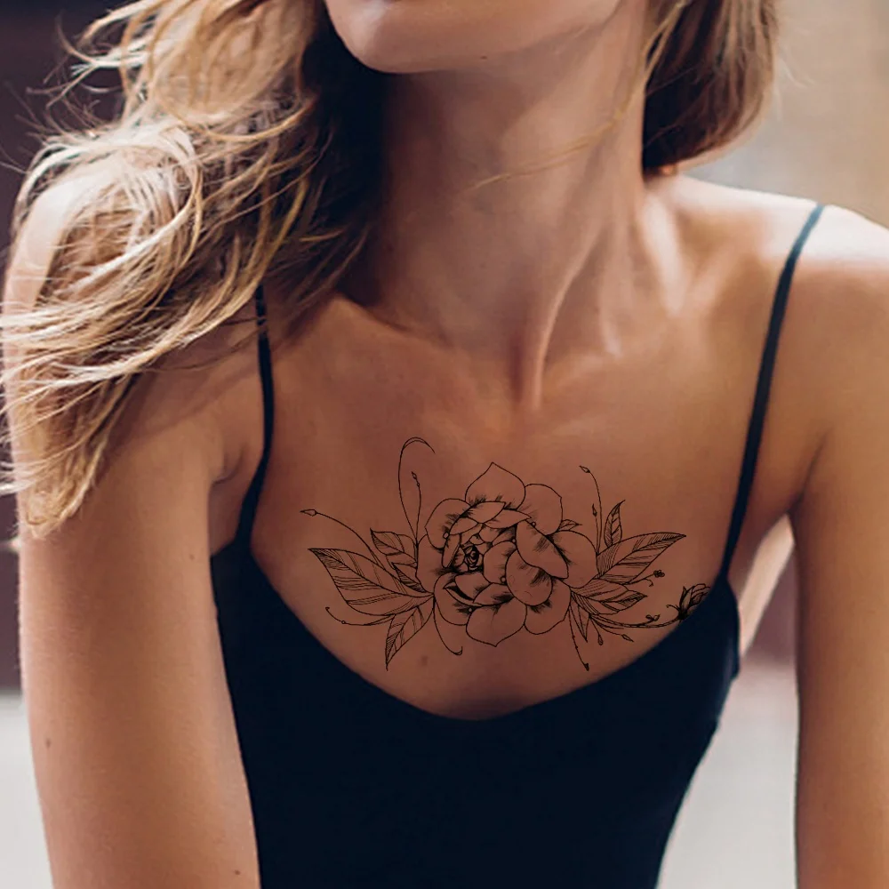 Paypal Tattoo Stickers Custom Women Body Waterproof Tattoo Stickers Water Transfer Temporary