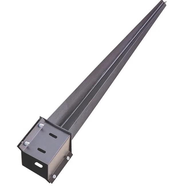 Wooden post pole anchor