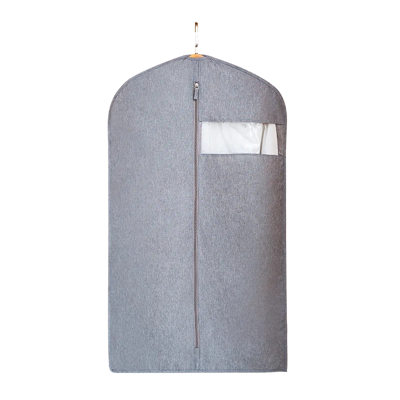 Customization Texts Dust-Proof Garment Bag Hanging Suit Cover For Household Coat