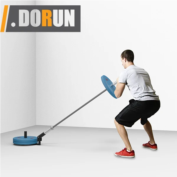 T Bar Row Landmine Triceps Pull Down Attachment Set 360 Swivel Double D Handle Cable Machine with Weight Plate Holder