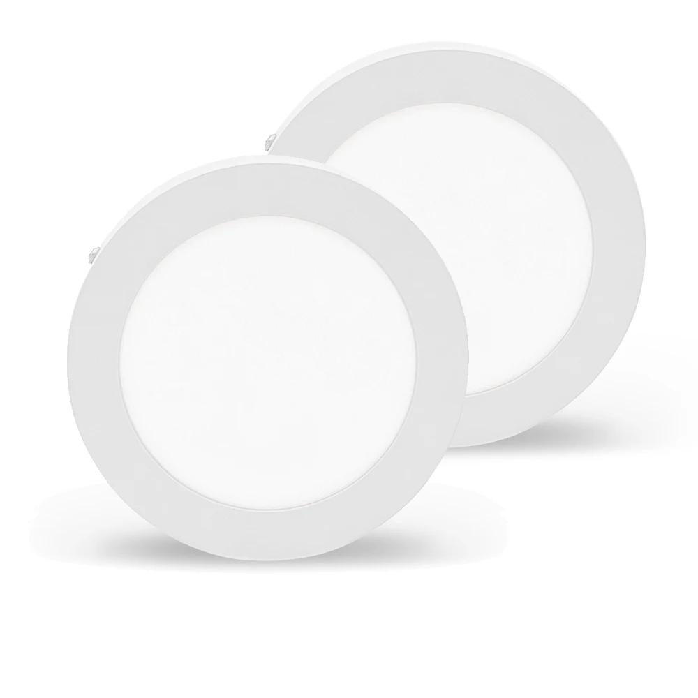 High quality indoor aluminum 3000k 4000k 6000k 18w circle round dimmable led ceiling panel light