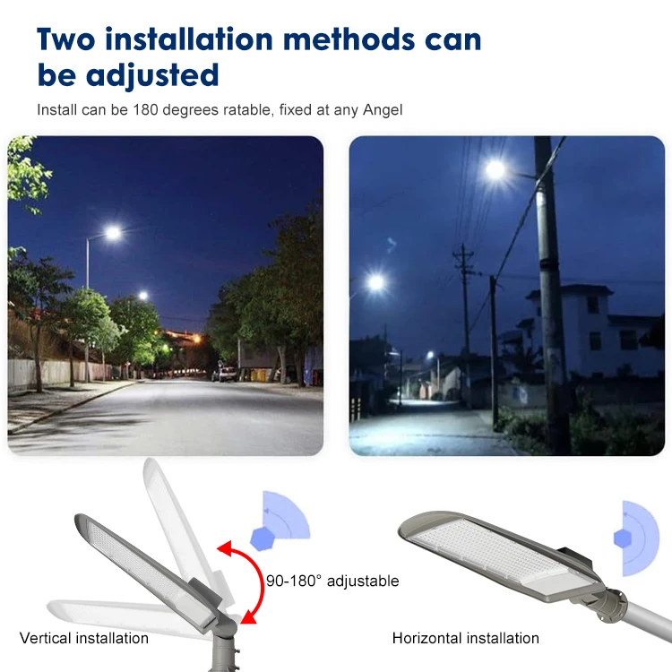 High Brightness Wholesale Aluminum Housing 50w 100w 150w 200w Ip66 Waterproof Outdoor Led Street Light