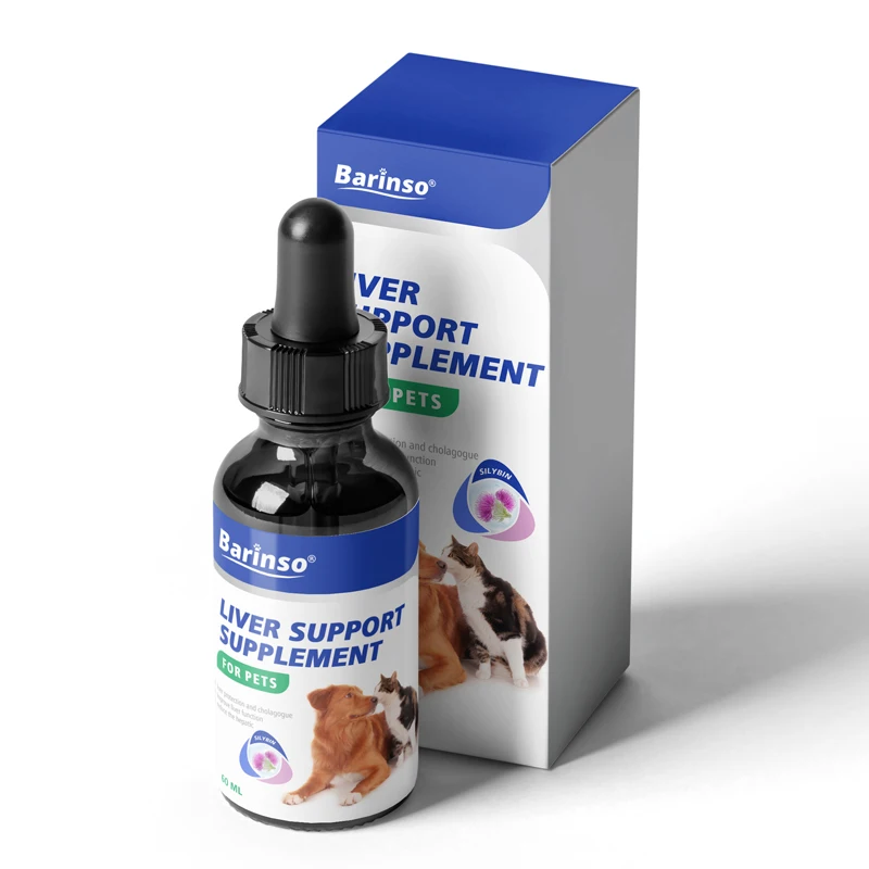 OEM&ODM Dog Liver Supplement Rich in Milk Thistle Extract, BioPerine, Turmeric Curcumin