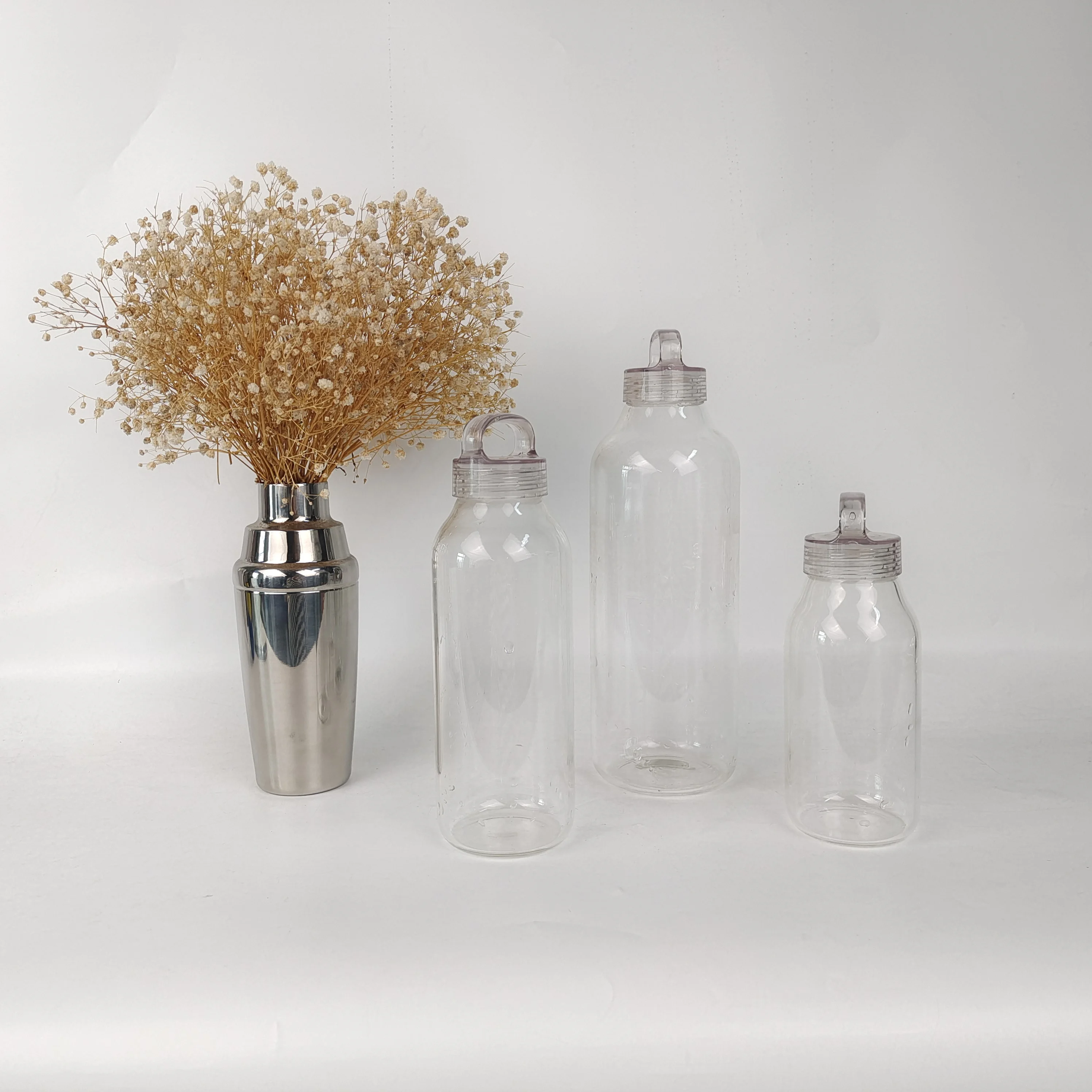 Hot selling Portable carrying cup accompanying cup travel cup sports water bottle high borosilicate glass bottle