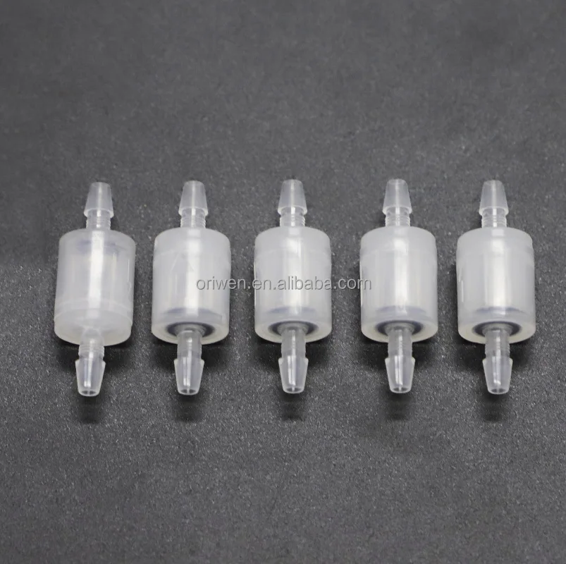 Mini Air Liquid Fluid Plastic Spring Check Valve