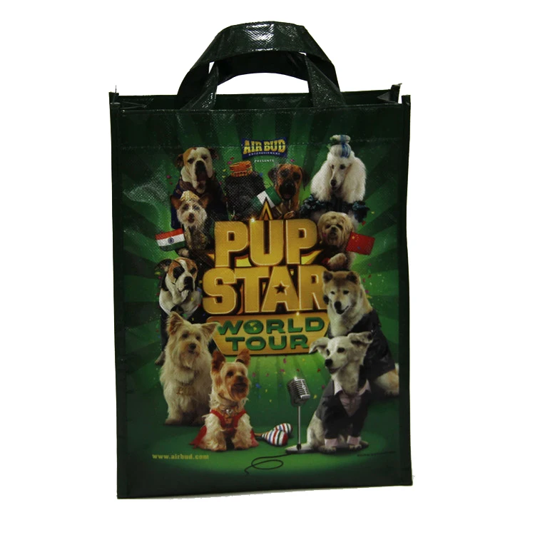 Хорошая цена экологически чистые ламинированные пользовательские покупки ПП нетканые продуктовые сумки