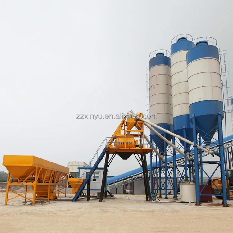 Cheaper Price Ready Mix HZS50 Concrete Mixing Plant 50m3/h with High Quality Batching