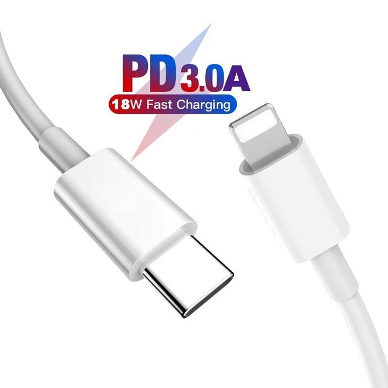 Акция Badu Pd 20 Вт Быстрая зарядка Iphone 12 Pro Max кабель Type-C из
