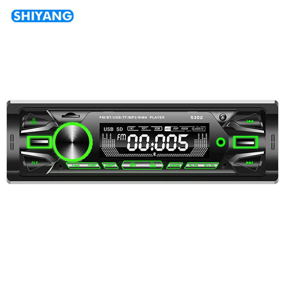 High Fidelity Stereo Autoradio Car Radio BT 12V 1 Din FM Aux In Receiver SD USB MP3  Car MP3 Player