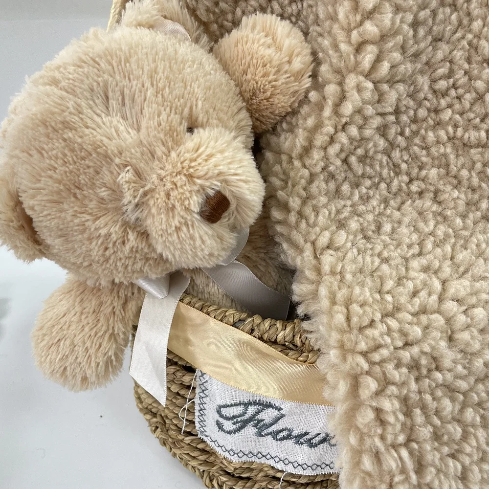 High Quality 525gsm Super Soft Sustainable Flannel Fleece Fabric 15% Polyester 85% wool Fabric