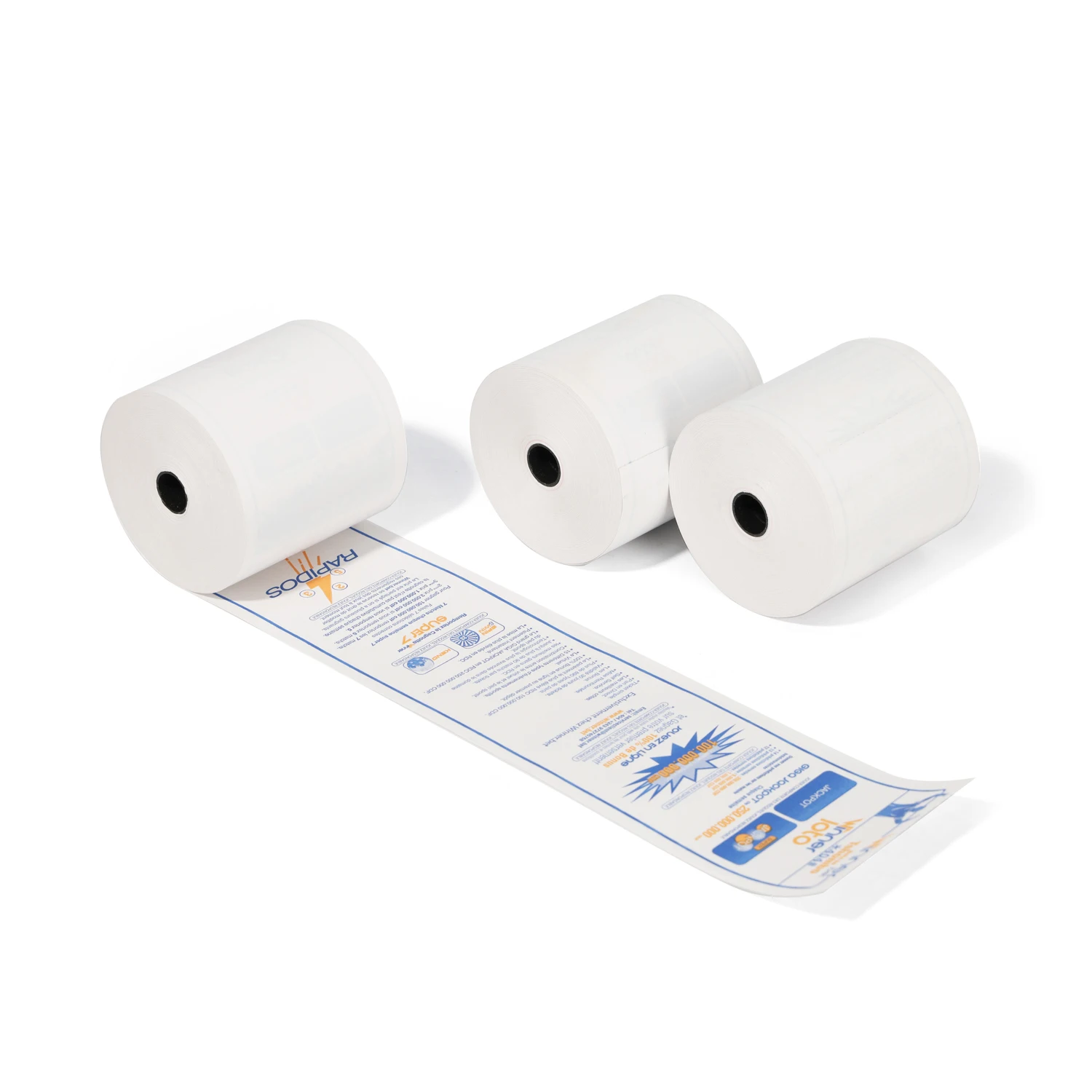 Till rolls 57 x 38 80x80 thermal printer paper 3 inch with plastic core roll 101mm 174mm