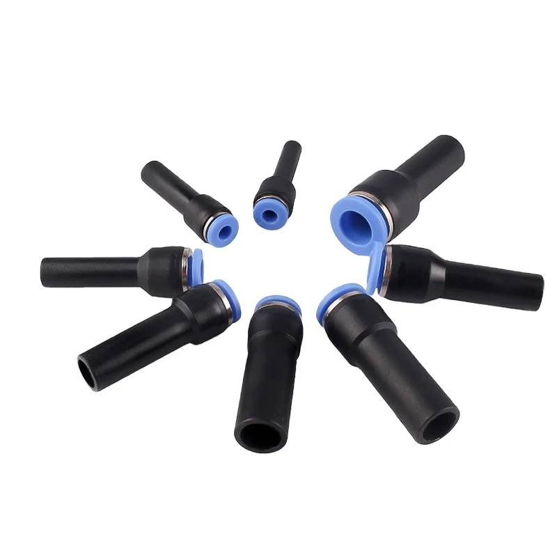 PGJ Series Pneumatic Reducer Straight Plug Composite Straight Fittings Connector Plastic One Touch Plastic Fittings