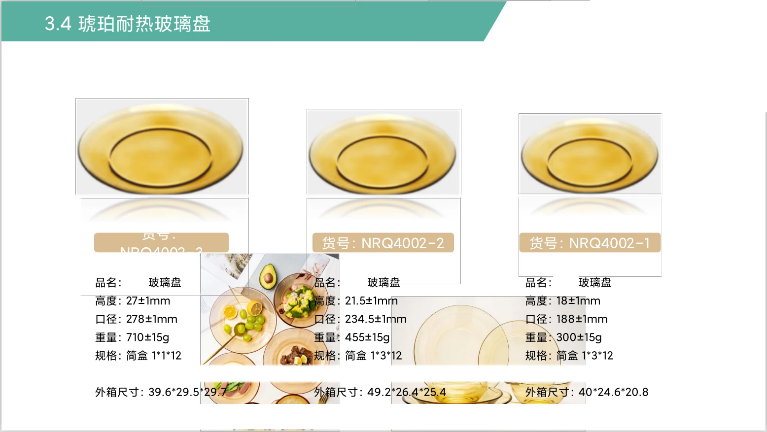 Glass Microwave Oven Safe Amber Bowl and Plate Set Sustainable Stainless Steel Lid Glass Bowel Minimalist Party Juego De 1