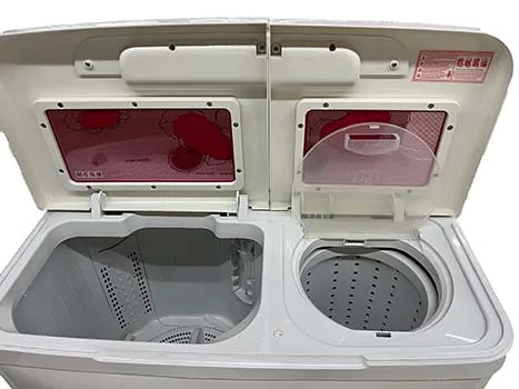 China Factory Direct Sale 8.5kg Two Door Double Tub Top-Loading  Cheap Washer and Dryer Machine