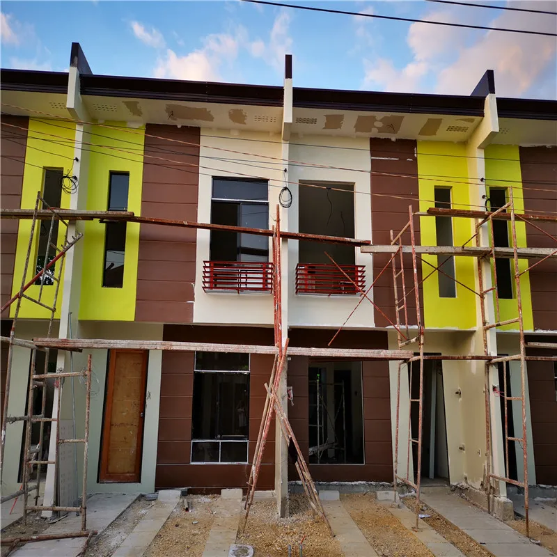 Prefab Townhouse Exterior Wall EPS Cement Sandwich Panels