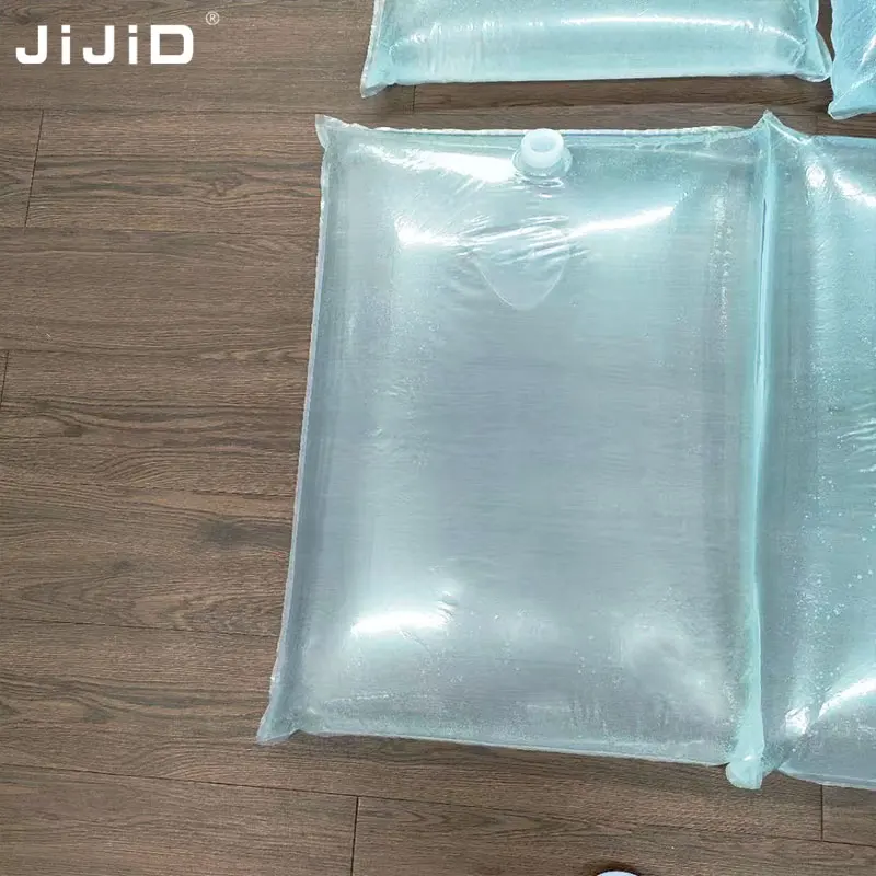 JIJID 10L Transparent NY/PE Dispenser Bag With Easy Open Valve BIB Bag In Box for Fruit Juice Water Liquid Eggs Packaging