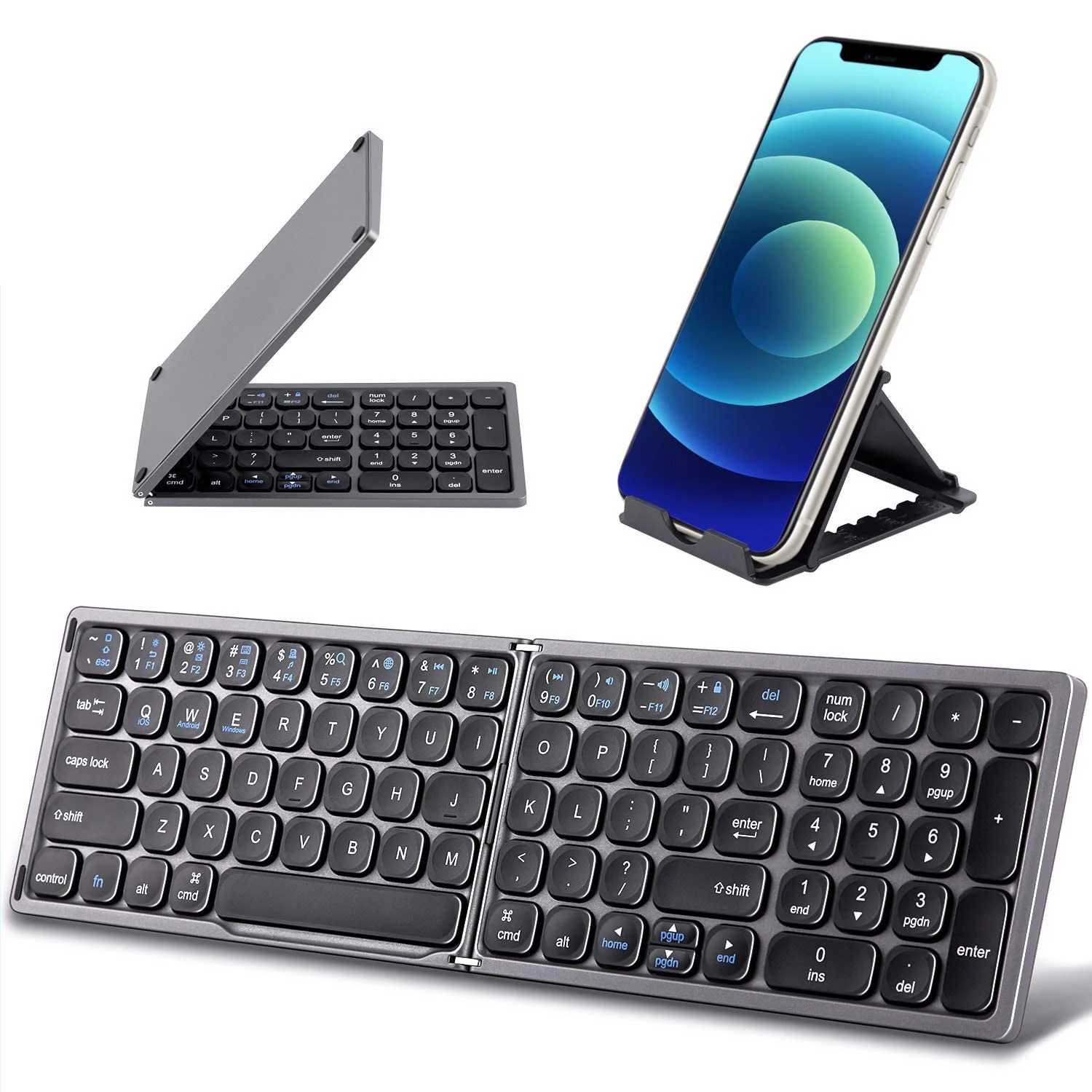 tastiera pieghevole clavier flexible pliable tastatur zum zusammen klappen teclado pegable foldable bluetooth folding keyboard