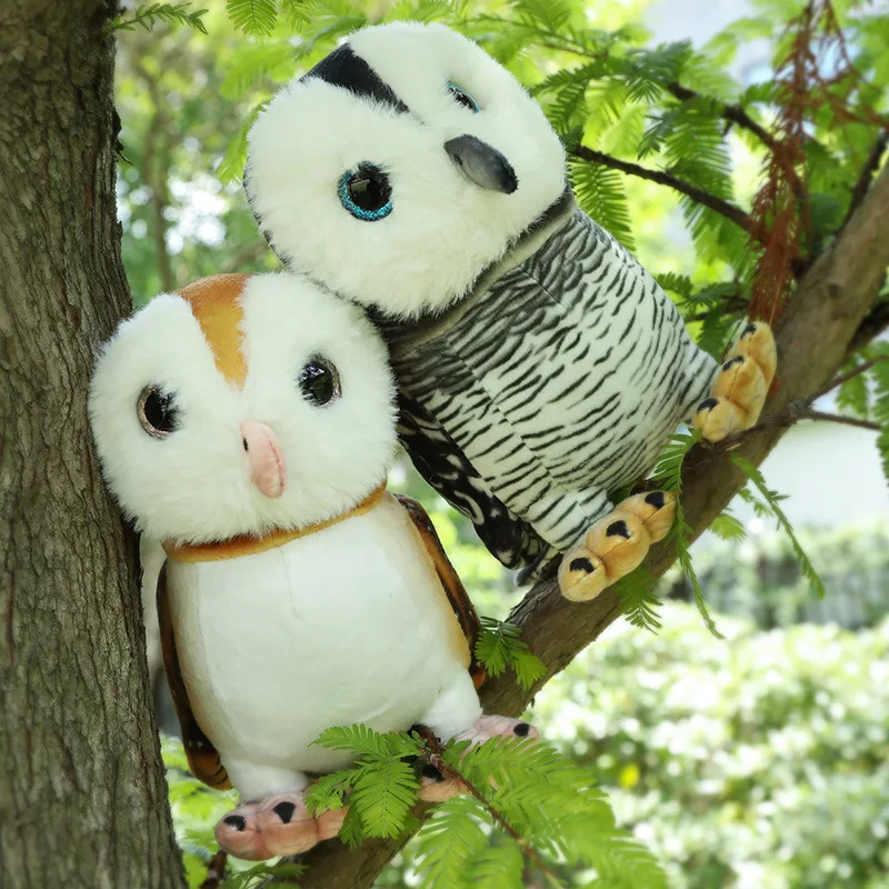 New Simulation Owl Plush Toy Cute Bird Animals Doll Baby Toys Soft Pillows Birthday Gift for Children Kids Girls Boys Home Decor