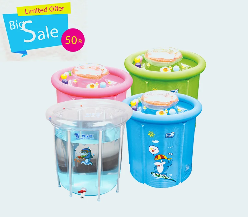 
Foldable and Portable Suitable PVC Inflatable Adult Baby Spa Bathtub For Sale 