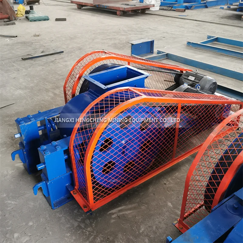 Sand making plant smooth 2PGS 500x750 double roller crusher for manganese