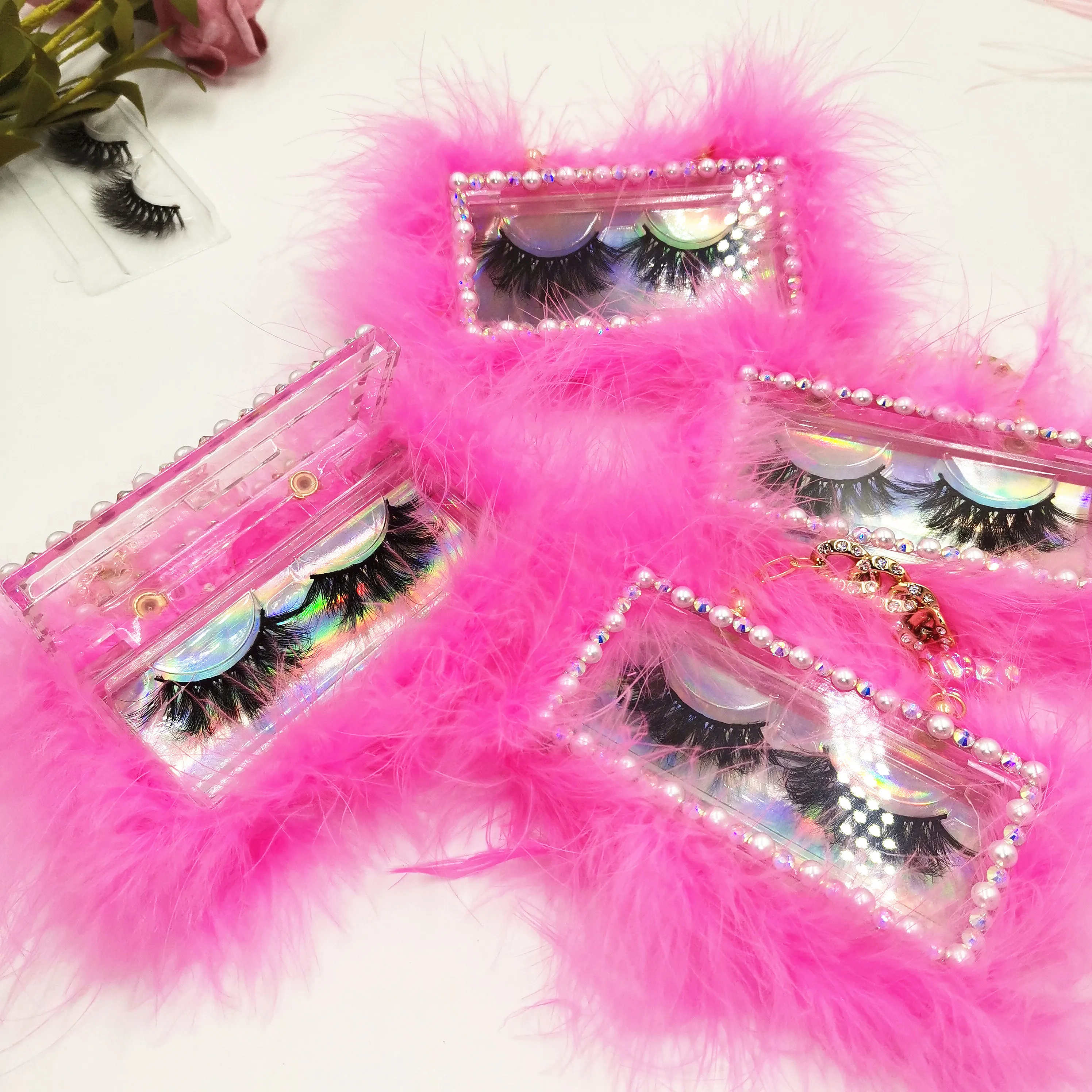 3d real mink eyelashes vendors eye lashesh set full strip lashes fluffy 5d 25mm mink eyelash vendor cruelty free with fur box