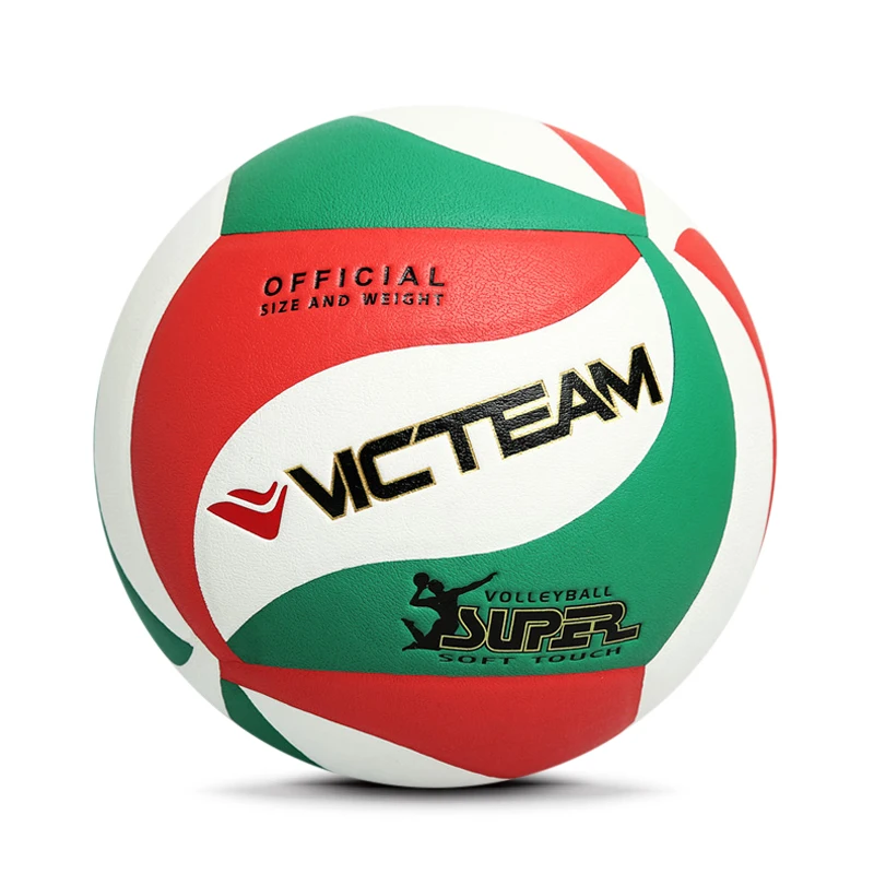 New Design Good Looking Competition Volleyball Ball, High Quality PU Laminated Custom Volleyball