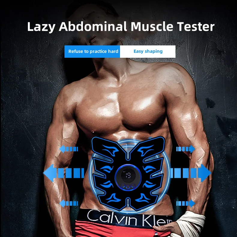 High Quality Gel Massage Pad Abdominal Trainer 8 Packs Toning Belt Arm Leg Fat Burner Smart Ems Muscle Stimulator