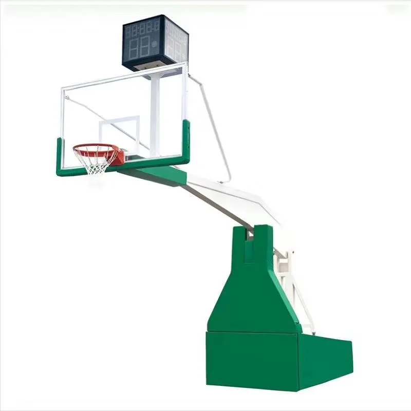 Professional Basketball Equipment Electric Hydraulic Basketball Stand/Hoop for Sale