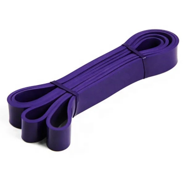 gym heavy elastic purple resistance bands set stretch exercise band muscle pull up bands