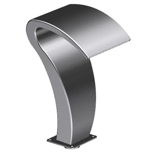 Factory price Stainless Steel Swim Spa Pool garden Waterfall Features outdoor For Pools