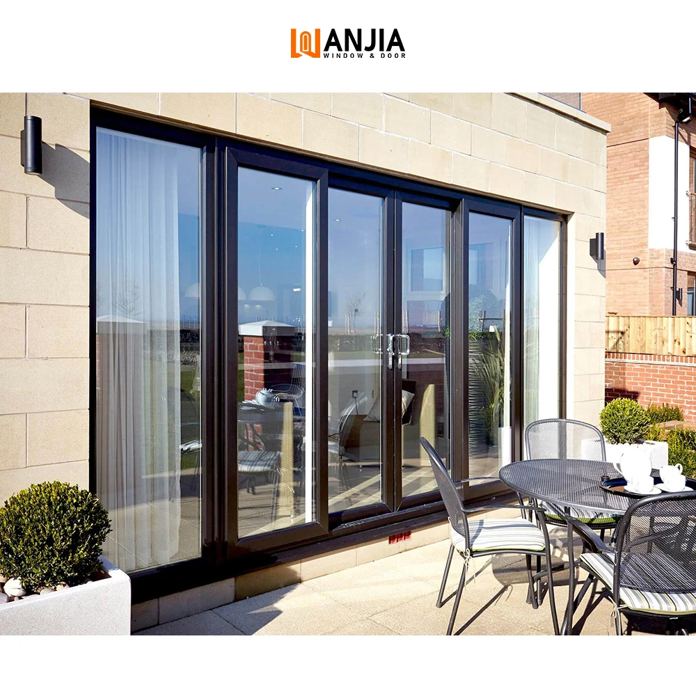 Luxury Villa Smart Electric Sliding Door Heavy Duty Thermal Break Lift Sliding Glass Door Automatic Aluminum Door