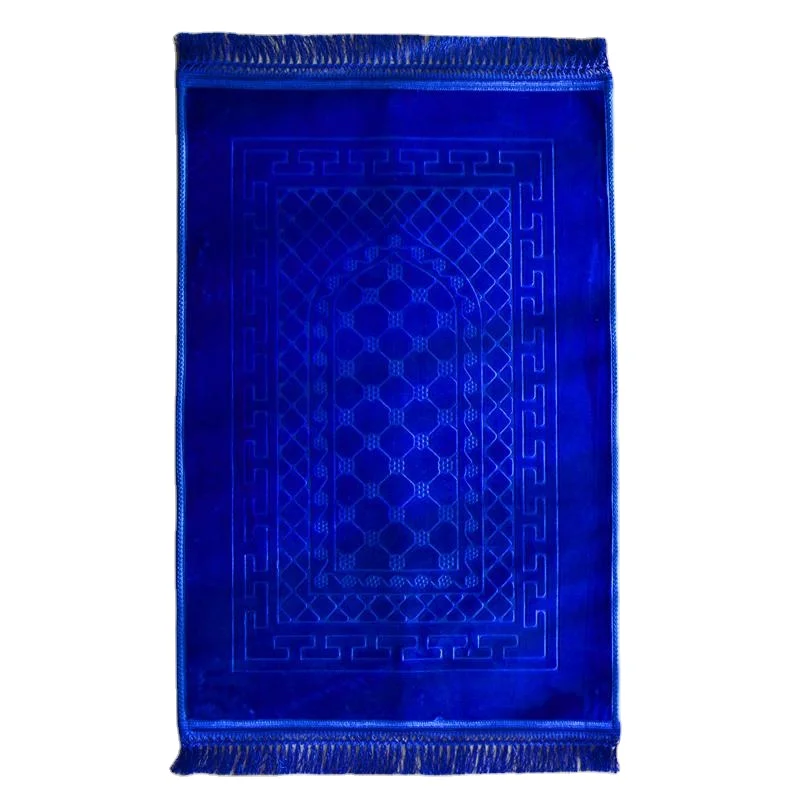 2022 hot sale  Factory direct sale microfiber novelty print polyester muslim prayer mat rug