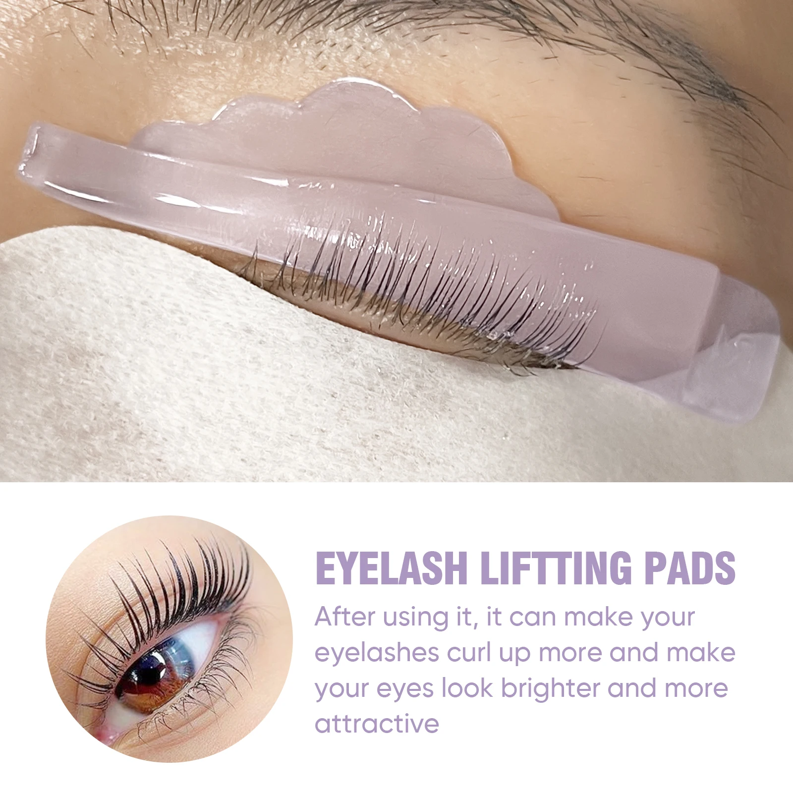 Libeauty Lash Lift Lamination Shield Glueless Eyelash Perm Rods Self Sticky Perming Rod Eyelash Lifting Pad Lash Lift Rod