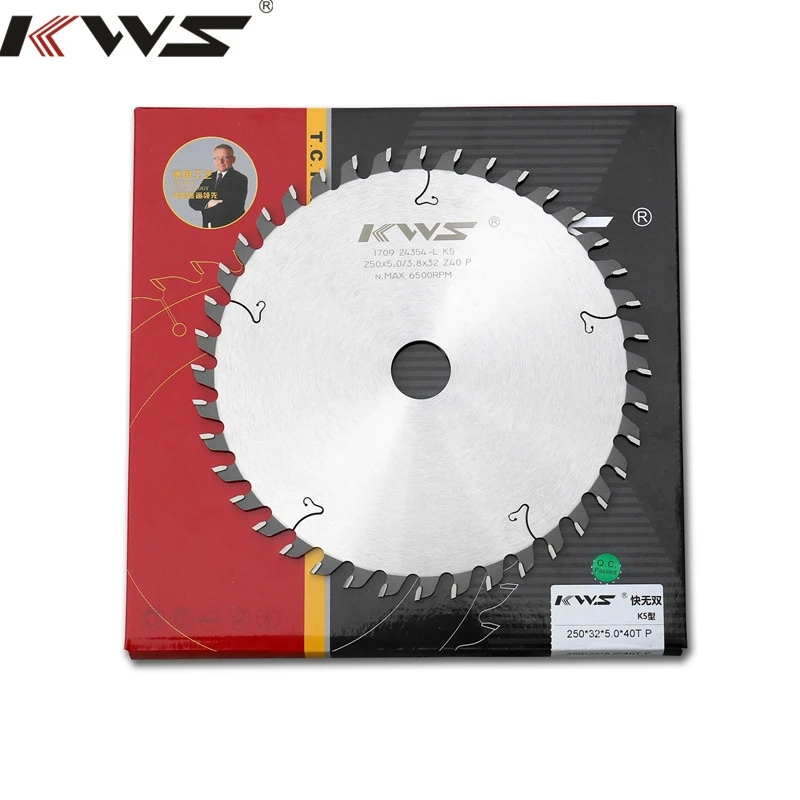 KWS hoja de sierra corte aluminio 10 pulgadas пильные лезвия 250 мм 32 uddelohm круглые пилы 250x32 алюминиевая резка