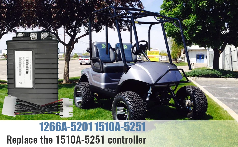 1266A-5201 48V Replace 1510A-5251 Curtis Controller 275A Golf Cart Motor Controller 1510A-5252 1510A-5250