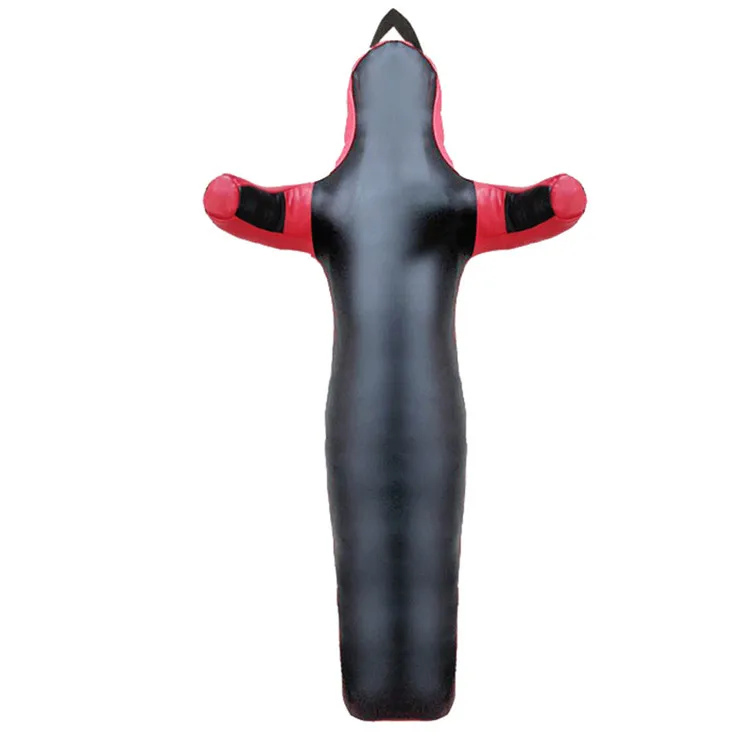 Wholesale Boxing Leather Unfilled Grappling Dummy ,MMA Jiu Jitsu UFC judo Standing Wrestling Dummy