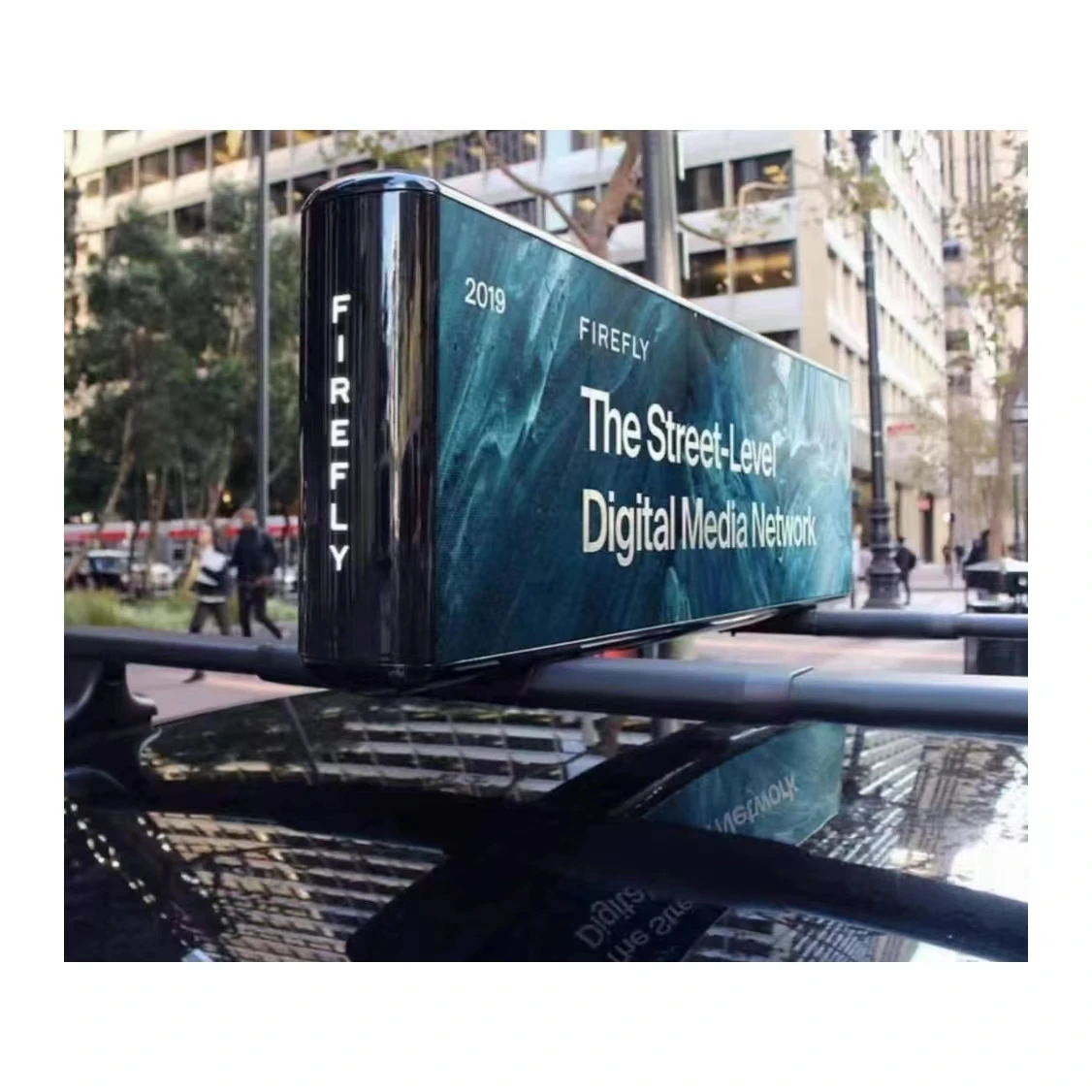 Outdoor Small Car Universal Taxi Roof Advertising Led Display P2.5 P3 P4 P5 Taxi Top Double Face Mini Led Display Screen