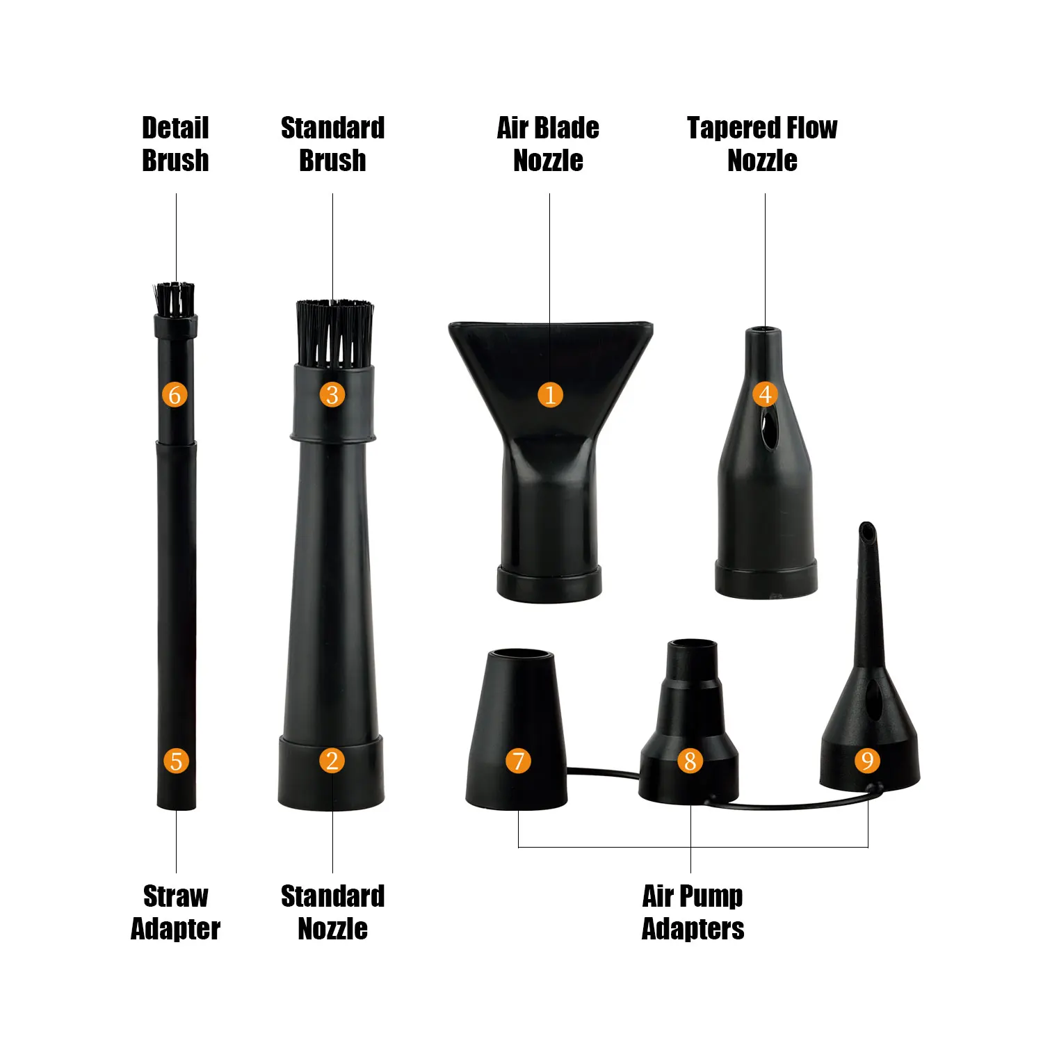 XPOWER A-2 Airrow Pro Multi-Use Powered Air Duster, Canned Air Replacement, Dryer, Air Pump Blower