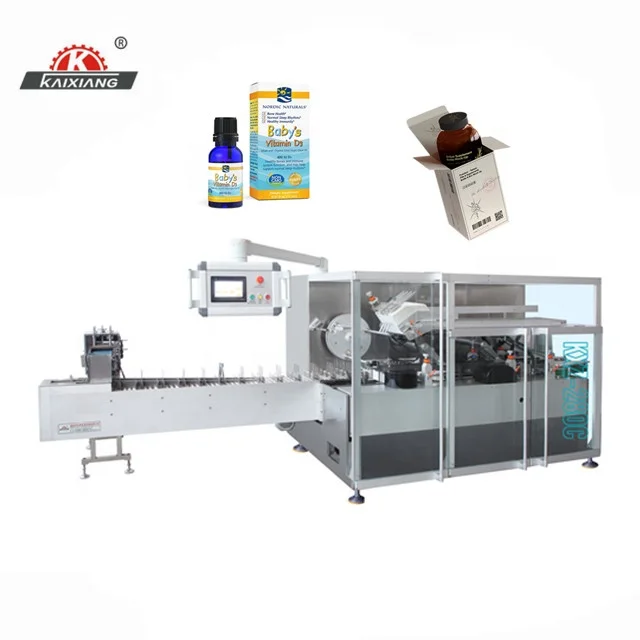 200Cartons/min Automatic High Speed Bottle Jar Carton Packing Machine Syrup Pharmaceutical Box Cartoning Machine
