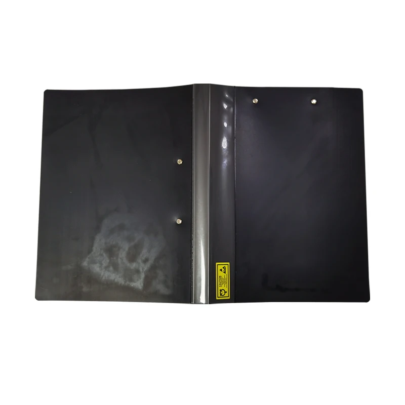 T03  antistatic Ring Binder for punch files A4/ESD File Folder For Cleanroom /ESD Document holder
