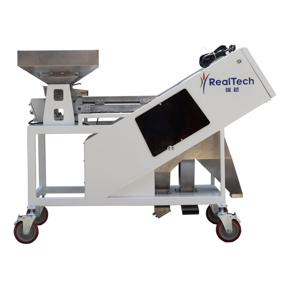 New Type Multi-purpose Slow Belt Type Color Sorter Bead Pearl Agate Sorting Machine