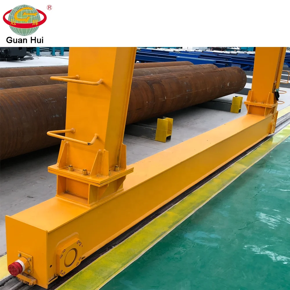 
europe style 4 wheel single girder gantry crane with hoist 