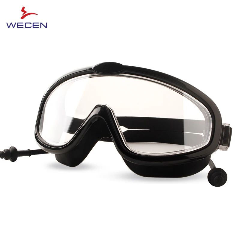 Kids Wide Vision  Swim Goggles  Hot sale clear Swimming Glass for Sports Anti-fog  No Leak Silicone Swim Goggle