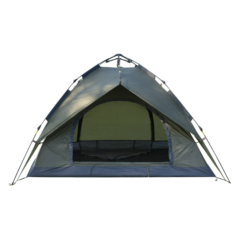3-4 Men Easy Up Automatic Open Folding Outdoor Tents One Touch instant Camping Tent with Umbrella Frame for family outdoor kamp
