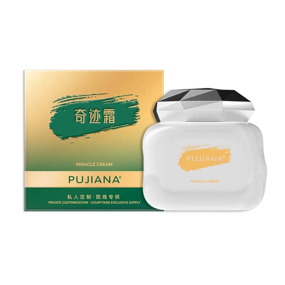 PUJIANA miracle cream for deep hydration delicate skin  lightening of fine lines  deep hydration  firming and lifting