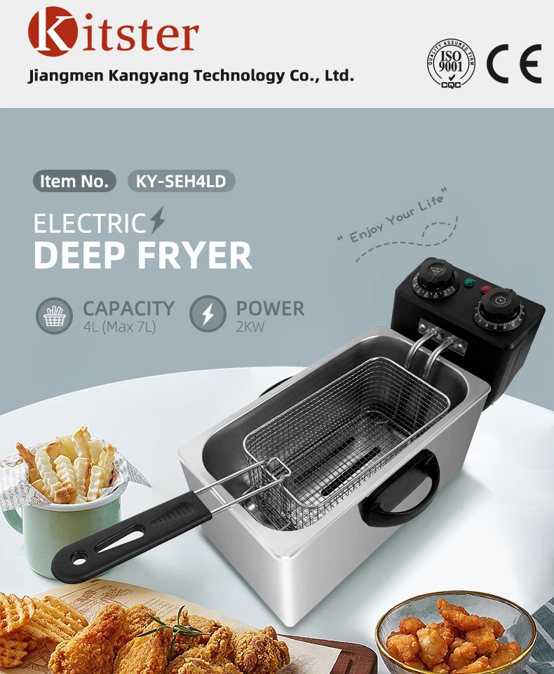 Chinese Factory Direct Cooking Equipment Commercial Machine Chicken Presto Deep Fryer For Kitchen(In Stock)