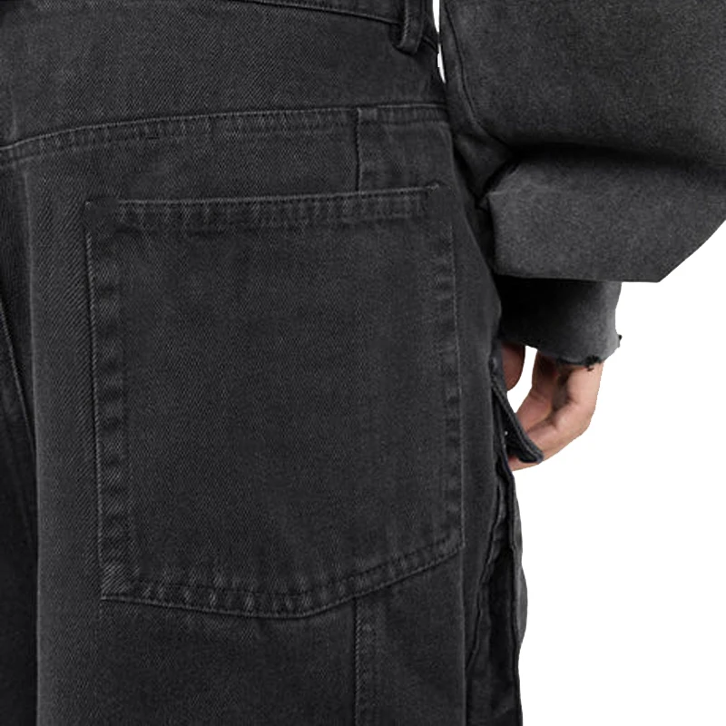 Custom Baggy Cargo Pants Men 100% Cotton Twill Fabric Heavy Duty Cargo Pants Men