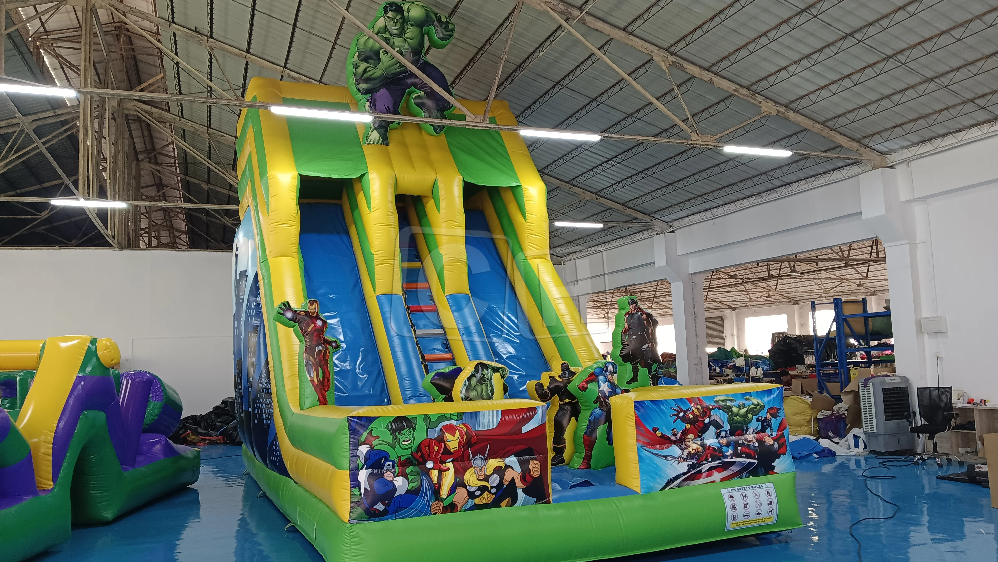 Factory Direct Inflatable Slide Children Slide Obstacles Castle Outdoor Playground Equipment Inflatable Bouncing Slide