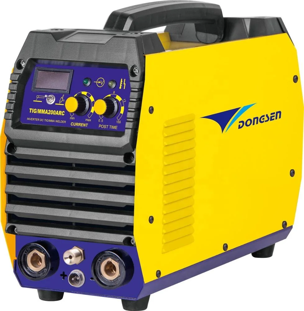 TIG200A DC inverter tig mma arc welder high frequency steel welding machine